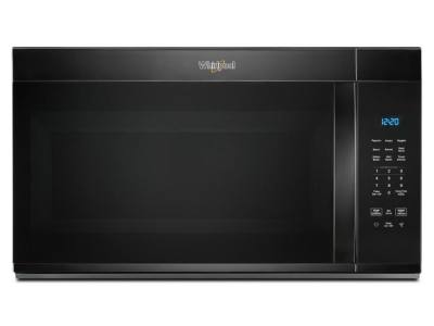 30" Whirlpool 1.7 Cu. Ft. Over The Range Microwave with 900-Watts Cooking Power in Black - YWMMS3130RB