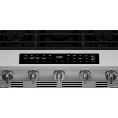 30" Whirlpool Smart Slide In Gas Range with Air Cooking Technology - WSGS7530RZ