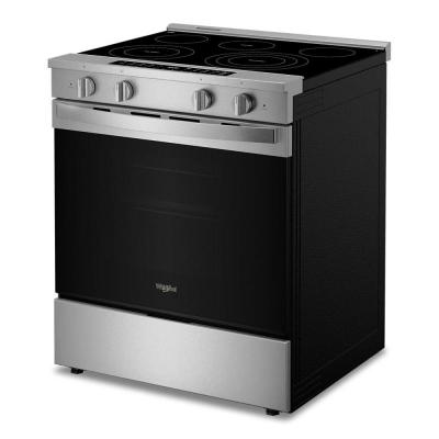 30" Whirlpool Smart Slide In Electric Range with Air Cooking Technology - YWSES7530RZ