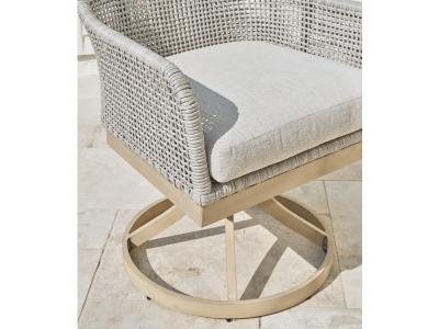 Signature Design by Ashley® Seton Creek Outdoor Swivel Dining Chair (Set of 2) - P798-602A