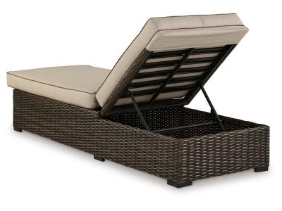 Signature Design by Ashley® Coastline Bay Outdoor Chaise Lounge with Cushion - P784-815