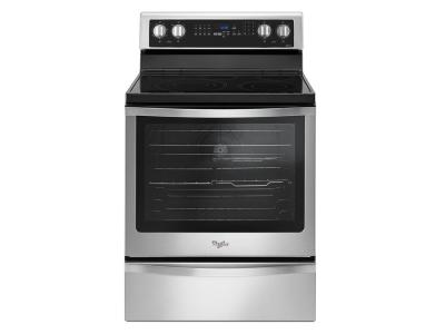 30" Whirlpool 6.4 Cu. Ft. Freestanding Electric Range With True Convection - YWFE745H0FS