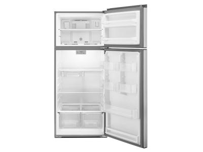 28" Whirlpool 18 Cu. Ft. Refrigerator Compatible With The EZ Connect Icemaker Kit - WRT518SZFW