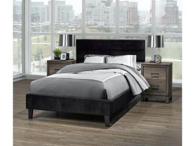 Full Size Platform Bed In Black - LX895-F-BLK