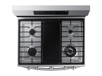 30" Samsung 6.0 Cu. Ft. Freestanding Gas True Convection Range With Wi-Fi And Air Fry - NX60A6711SS