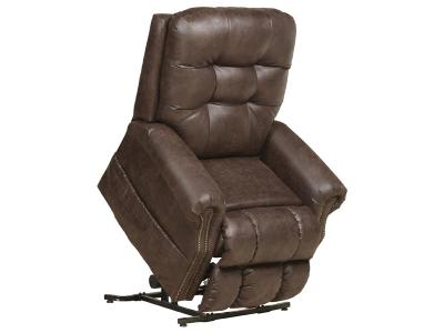 Catnapper Ramsey Collection Power lift Lay Flat Recliner with Heat and Massage Leather Chair - 4857 1227-09 / 3027-09