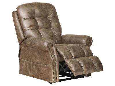 Catnapper Ramsey Collection Power lift Lay Flat Recliner with Heat and Massage Leather Chair - 4857 1227-49 / 3027-49