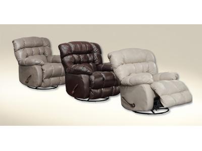 Catnapper Pendleton Chaise Swivel Glider Recliner in Alabaster - 4213-5 1284-26 / 3084-26