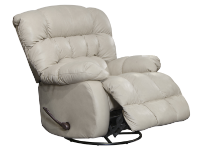 Catnapper Pendleton Chaise Swivel Glider Recliner in Alabaster - 4213-5 1284-26 / 3084-26