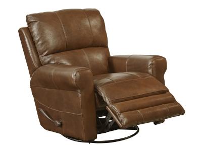 Catnapper Hoffner Swivel Glider Leather Recliner - 4766-5 1283-29 / 3083-29