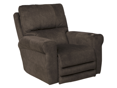 Catnapper Vance Voice Power Headrest / Lumbar Power Lay Flat Recliner in Chocolate - 874786-7 1792-29 / 2792-29