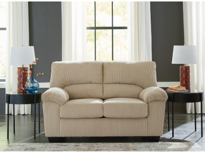 Signature Design by Ashley SimpleJoy Loveseat in Sand - 2420335