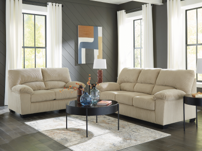 Signature Design by Ashley SimpleJoy Loveseat in Sand - 2420335