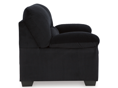 Signature Design by Ashley SimpleJoy Loveseat in Onyx - 2420435