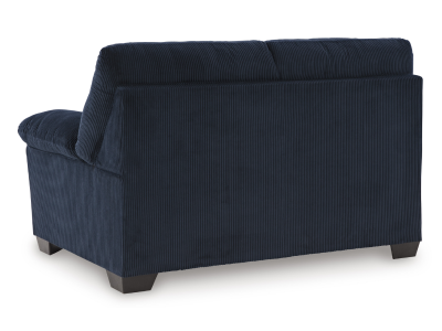 Signature Design by Ashley SimpleJoy Loveseat in Navy - 2420535