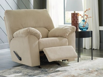 Signature Design by Ashley SimpleJoy Rocker Recliner in Sand - 2420325C