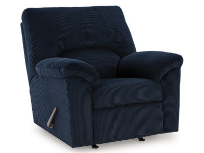 Signature Design by Ashley SimpleJoy Rocker Recliner in Navy - 2420525C