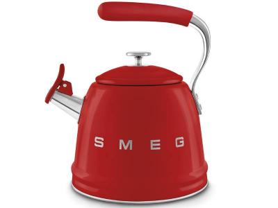 SMEG 2.3L Retro-Style Stovetop Kettle - CKLW2001RD