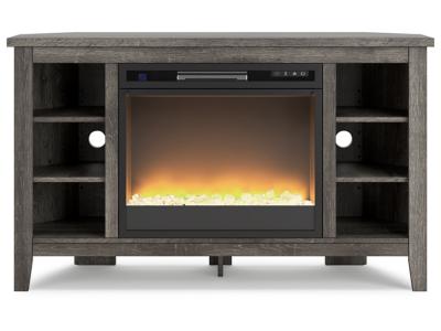 Arlenbry Corner TV Stand with Electric Fireplace - W275-FIRE-K