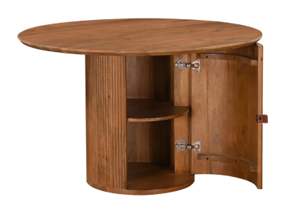 Primo International Charming Mango Wood Storage Dining Table - 8987-TABLE