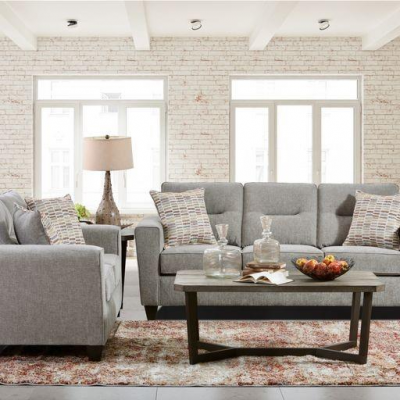 Everleigh Taupe Sleeper Sofa - 6002-04-ET