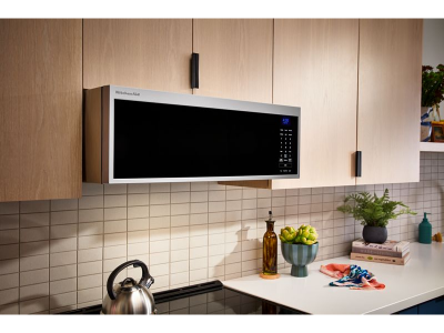 30" KitchenAid Over the Range 1.1 Cu. Ft. Smart Low Profile Microwave with Dual Fan Ventilation - YKMML550RPS