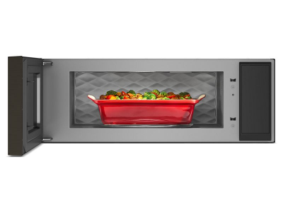 30" KitchenAid Over the Range 1.1 Cu. Ft. Smart Low Profile Microwave with Dual Fan Ventilation - YKMML550RBS