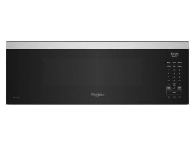 30" Whirlpool 1.1 Cu. Ft. Smart Low Profile Microwave Hood Combination with 450 CRM 4-Speed Venting - YWMML5530RZ