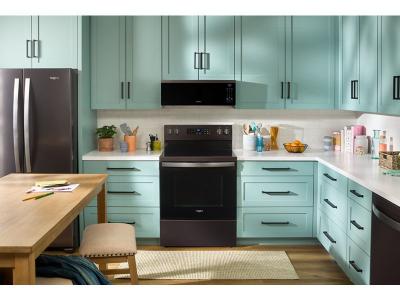 30" Whirlpool 1.1 Cu. Ft. Smart Low Profile Microwave Hood Combination with 450 CRM 4-Speed Venting - YWMML5530RZ