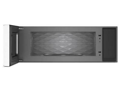 30" Whirlpool 1.1 Cu. Ft. Smart Low Profile Microwave Hood Combination with 450 CRM 4-Speed Venting - YWMML5530RW