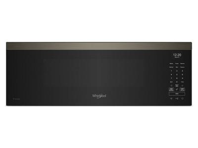 30" Whirlpool 1.1 Cu. Ft. Smart Low Profile Microwave Hood Combination with 450 CRM 4-Speed Venting- YWMML5530RV