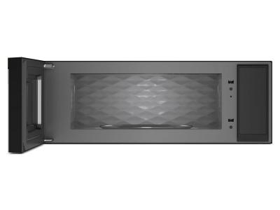 30" Whirlpool 1.1 Cu. Ft. Smart Low Profile Microwave Hood Combination with 450 CRM 4-Speed Venting- YWMML5530RV