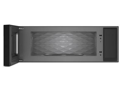 30" Whirlpool 1.1 Cu. Ft. Smart Low Profile Microwave Hood Combination with 450 CRM 4-Speed Venting - YWMML5530RB