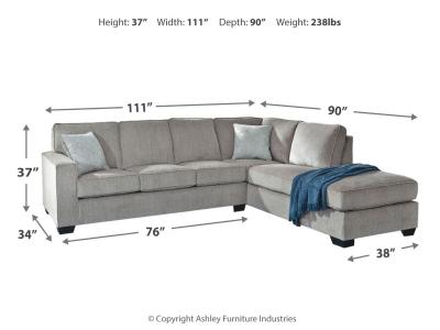 Altari 2-Piece Sleeper Sectional with Chaise - 87214S3