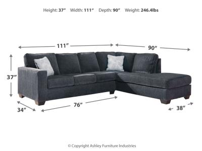 Altari 2-Piece Sleeper Sectional with Chaise - 87213S3