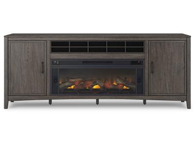 Montillan 84" TV Stand with Electric Fireplace - W651W1