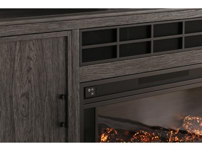 Montillan 84" TV Stand with Electric Fireplace - W651W1