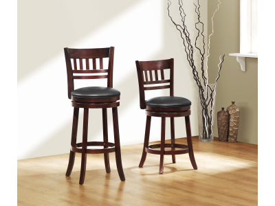 Edmond Collection Swivel Counter Height Stool - 1140E-24S