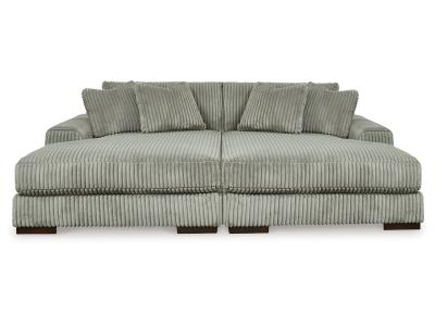 Lindyn Super Chaise in Fog - 21105S11