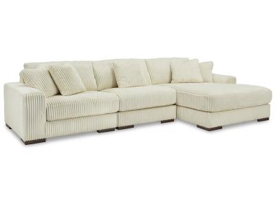 Lindyn 3-Piece Sectional with Chaise in Ivory - 21104S12