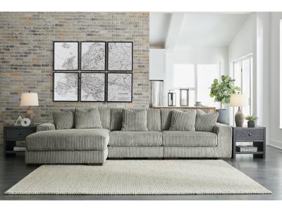 Lindyn 3-Piece Sectional with Chaise in Fog - 21105S10