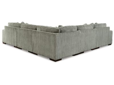 Lindyn 5-Piece Sectional in Fog - 21105S5