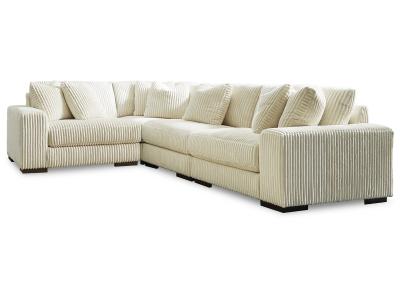 Lindyn 4-Piece Sectional in Ivory- 21104S8