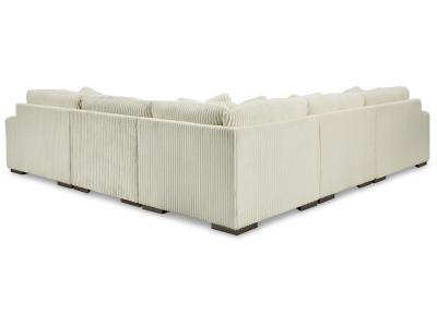 Lindyn 5-Piece Sectional with Chaise in Ivory- 21104S7