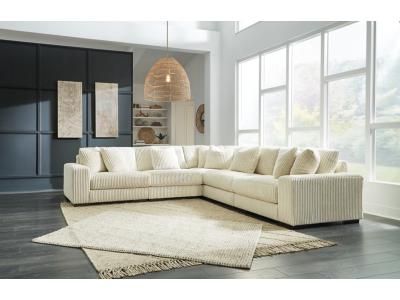 Lindyn 5-Piece Sectional in Ivory - 21104S5