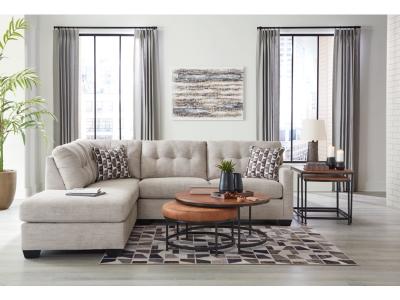 Mahoney 2-Piece Sectional with Chaise in Pebble - 31004S1