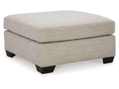 Mahoney Oversized Accent Ottoman in Pebble - 3100408