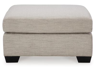 Mahoney Oversized Accent Ottoman in Pebble - 3100408