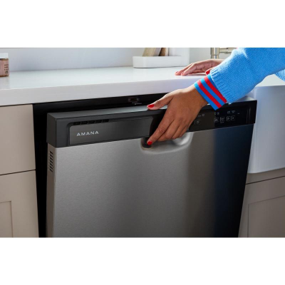 24" Amana Built-In Tall Tub Dishwasher in Stainless Steel - ADFS2524RS