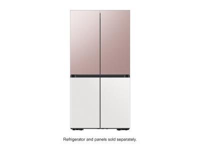 Samsung Bespoke 4-Door Flex Refrigerator Panel in Champagne Rose Steel - RA-F18DUUQH/AA